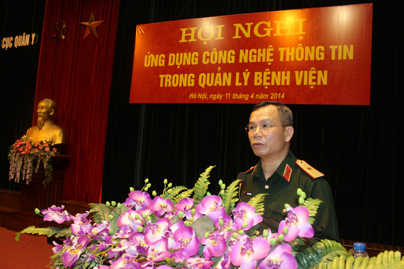 Hội nghị ứng dụng công nghệ thông tin trong quản lý bệnh viện quân đội